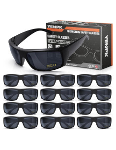 Gafas de Seguridad ANSI Z87.1 UV400 Gris Unisex