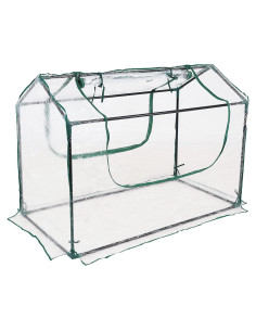 Invernadero Portátil Mini Sunnydaze 1.22x0.61m Transparente