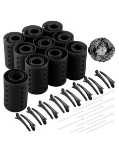 Set de Rulos para Cabello WILLBOND 141 Piezas 6 Tamaños