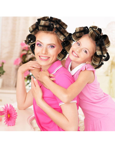 Set de Rulos para Cabello WILLBOND 141 Piezas 6 Tamaños