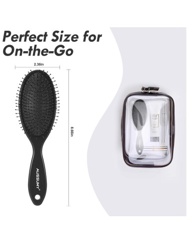 Cepillo Desenredante Aussumy - Paquete de 2 - Suave para Cabello