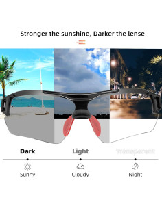 Gafas de sol fotocromáticas ROCKBROS unisex, UV protección 2