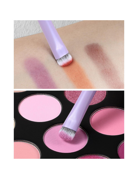 Brocha para difuminar sombras EIGSHOW - Morado mate, 15 cm