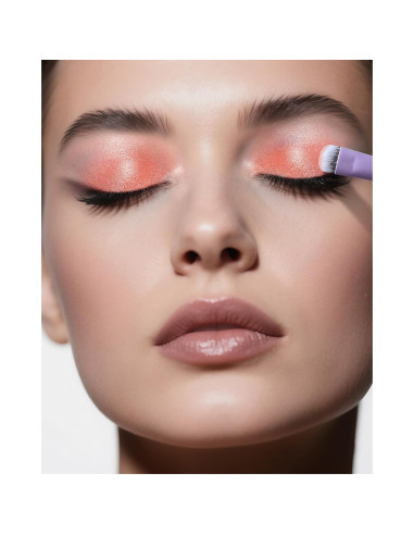 Brocha para difuminar sombras EIGSHOW - Morado mate, 15 cm