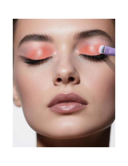Brocha para difuminar sombras EIGSHOW - Morado mate, 15 cm
