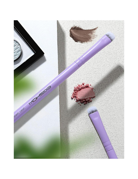Brocha para difuminar sombras EIGSHOW - Morado mate, 15 cm