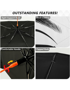 Parasol Plegable para Parabrisas Oarencol 139.7x69.8cm UV 2