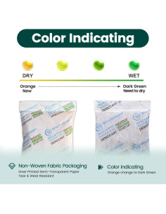 80 Paquetes de Gel de Sílice Deshidratante 20g Wisesorbent 2