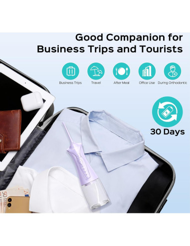 Hilo Dental Inalámbrico COSLUS C30 - 300ml, 4 Modos, Portátil