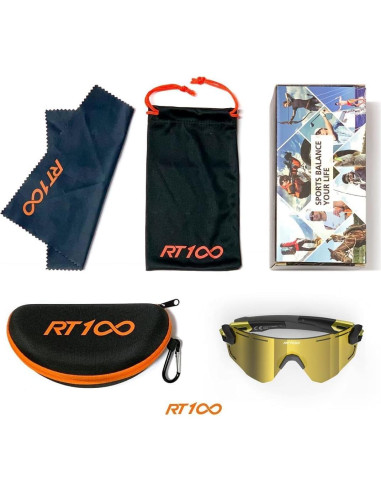 Gafas de sol RT100 para ciclismo unisex, diseño ergonómico