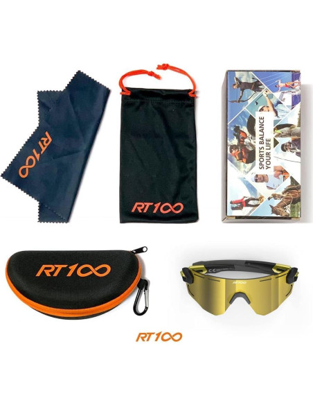 Gafas de sol RT100 para ciclismo unisex, diseño ergonómico