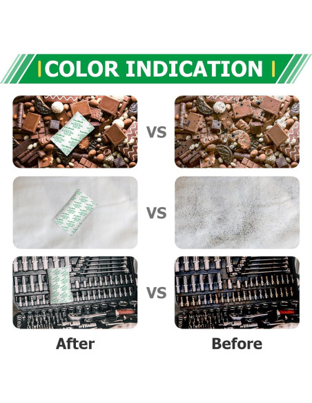 Gel de Silica LinsKind 5g [60 Paquetes] Grado Alimenticio