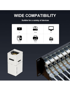 Panel de Parche Iwillink 48 Puertos Cat6 10Gbps 2U 2