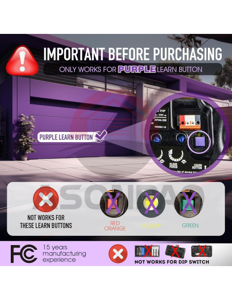 Control Remoto LiftMaster 371LM 950CD para Puerta de Garaje