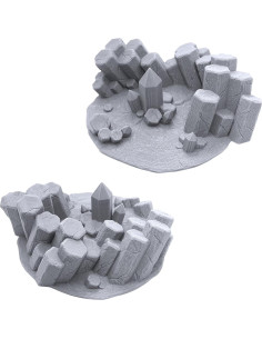 Formaciones Rocosas Hexagonales EnderToys 3D para RPG y Wargame 2