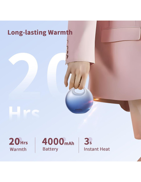 Calentador de Manos Eléctrico coldSky YL129 4000mAh 3 Niveles