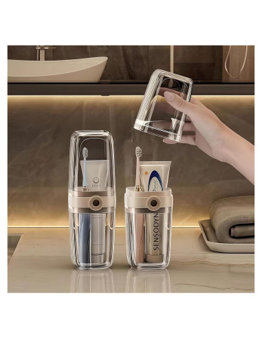 Estuche de Viaje para Cepillos de Dientes FQDGTFA 20x6.5cm