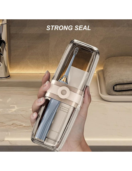 Estuche de Viaje para Cepillos de Dientes FQDGTFA 20x6.5cm