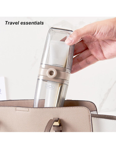 Estuche de Viaje para Cepillos de Dientes FQDGTFA 20x6.5cm