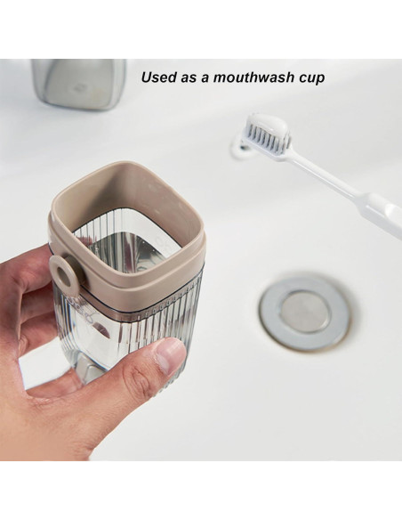 Estuche de Viaje para Cepillos de Dientes FQDGTFA 20x6.5cm