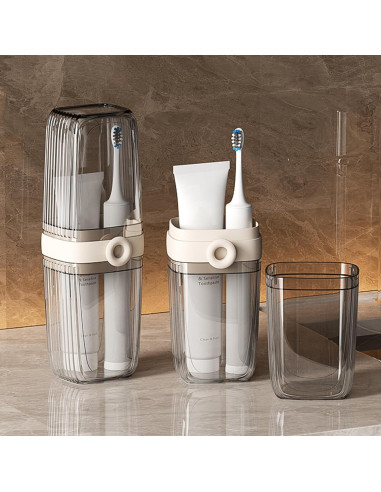 Estuche de Viaje para Cepillos de Dientes FQDGTFA 20x6.5cm