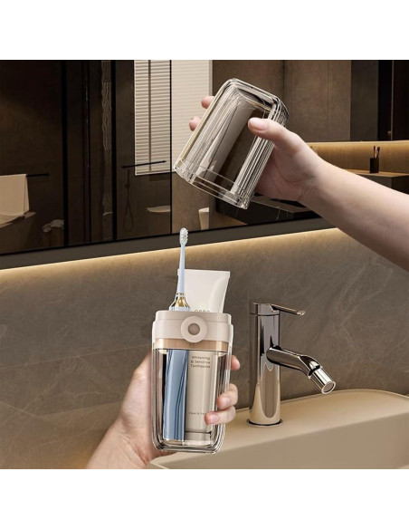 Estuche de Viaje para Cepillos de Dientes FQDGTFA 20x6.5cm