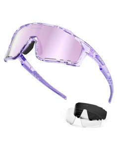Gafas de Ciclismo KAPVOE K76 Polarizadas con 3 Lentes