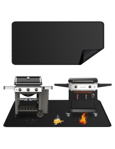 Alfombrilla Grande a Prueba de Fuego Rumlick 254x99 cm para Parrilla