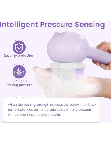 Cepillo de Espalda Eléctrico Oh,XIYU XY0 Impermeable 2200mAh