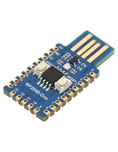 Placa de Desarrollo Waveshare RP2040-One 4MB Flash USB-A