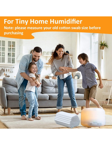 60 Filtros de Algodón MAQIHAN para Humidificador Stick 10.16 cm