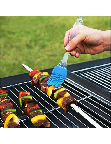 Set de 12 Pinchos de Kebab Antallcky 56 cm Acero Inoxidable