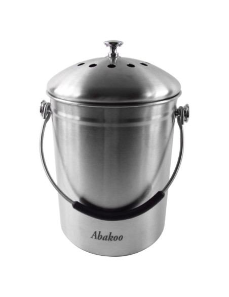 Contenedor de Compost Abakoo 4.9L Acero Inoxidable 304