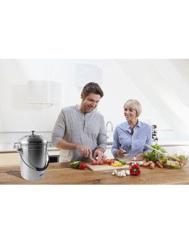 Contenedor de Compost Abakoo 4.9L Acero Inoxidable 304