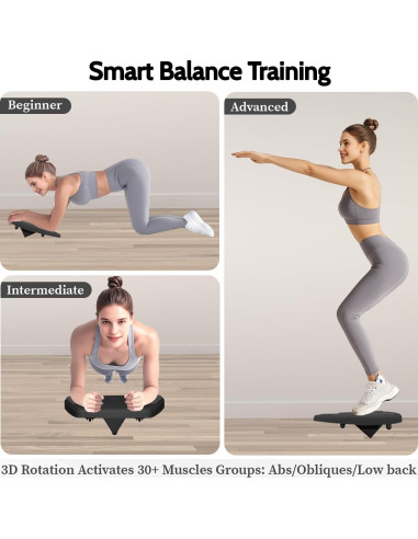 Tabla de Reformer de Pilates TAXRATINER 6 en 1 Plegable 98x30.5cm