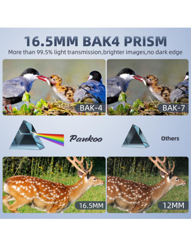 Monocular Pankoo 12x60 Alta Potencia con Adaptador y Trípode