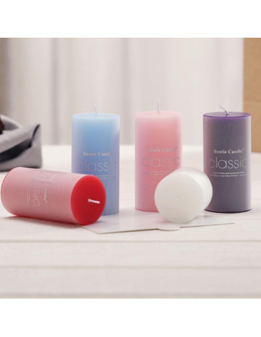 Paquete de 8 Velas Aromáticas de Pilar OUKEYI 5.08x7.62 cm