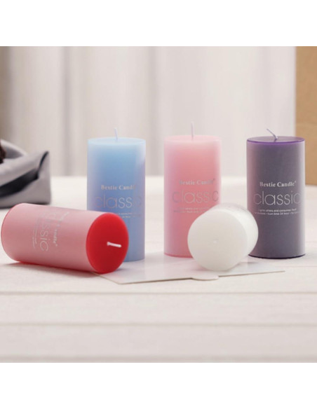 Paquete de 8 Velas Aromáticas de Pilar OUKEYI 5.08x7.62 cm