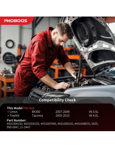 Bomba de dirección asistida PHOBOOS para Toyota Tacoma 2005-2015