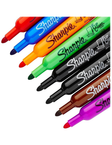 Marcador de Pizarra Flip Chart Sharpie 22480PP, 8 Colores