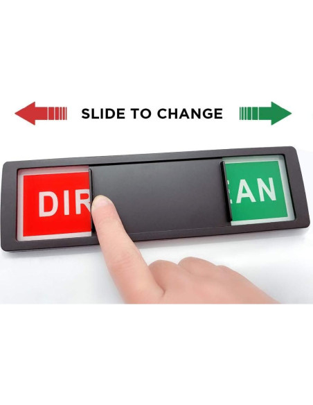 Letrero Magnético Limpio Sucio QINIZX para Lavavajillas