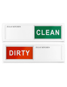 Imán de Lavavajillas Limpio Sucio Zulay Kitchen - Acrílico Blanco