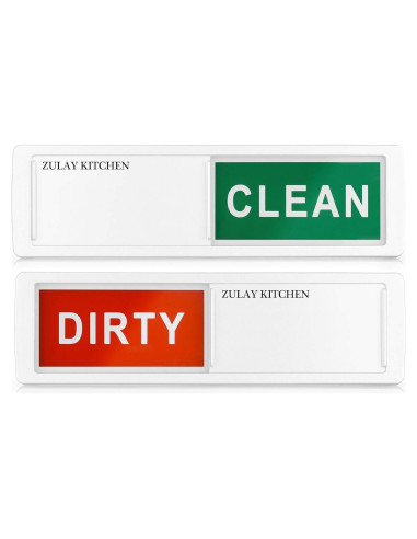 Imán de Lavavajillas Limpio Sucio Zulay Kitchen - Acrílico Blanco