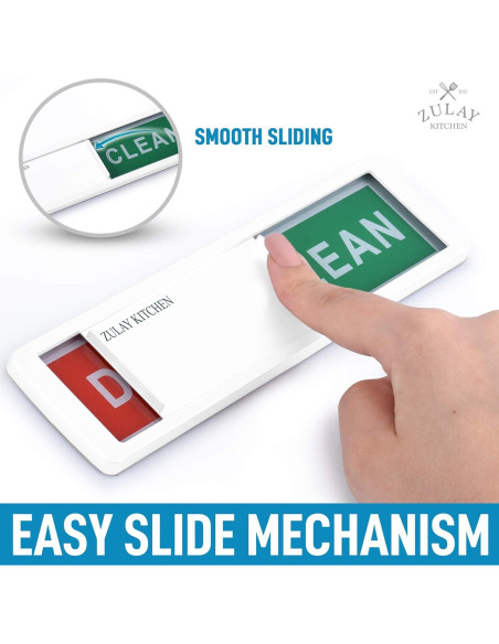 Imán de Lavavajillas Limpio Sucio Zulay Kitchen - Acrílico Blanco