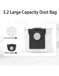 Paquete de 5 bolsas de polvo Wejojefo para aspiradoras Dreame 2