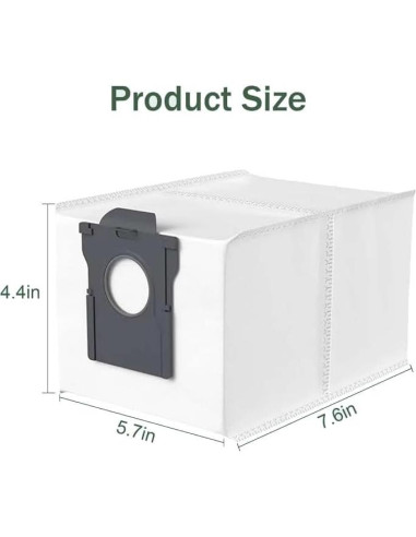 Paquete de 5 bolsas de polvo Wejojefo para aspiradoras Dreame