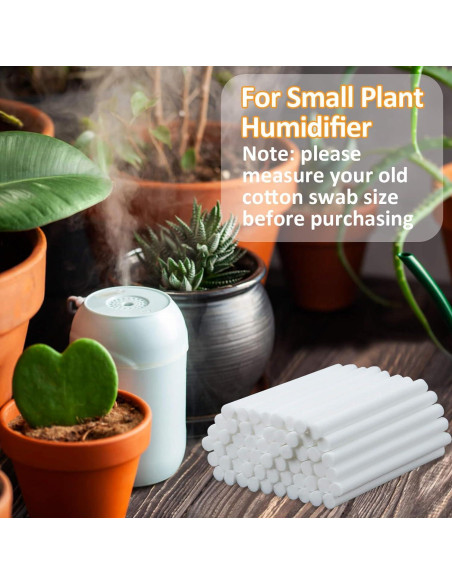 60 Filtros de Algodón MAQIHAN para Humidificador Stick 10.16 cm