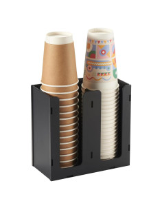 Dispensador de Vasos de Papel CURTA 2 Compartimentos 0.45 kg