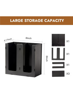 Dispensador de Vasos de Papel CURTA 2 Compartimentos 0.45 kg 2