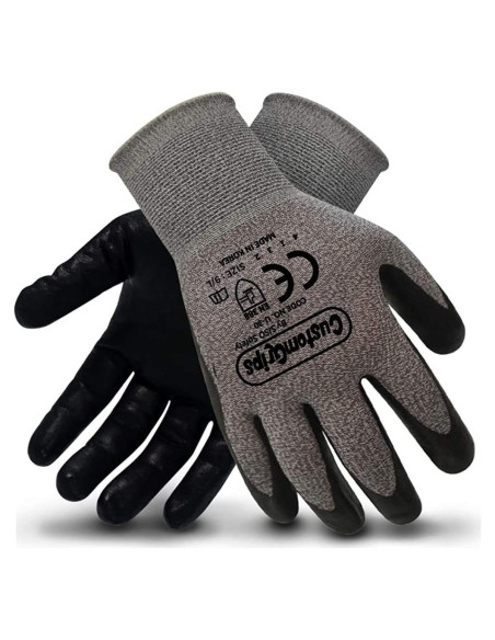 Guantes de Trabajo CustomGrips U30 Nivel 4 Nitrilo 12 Pares